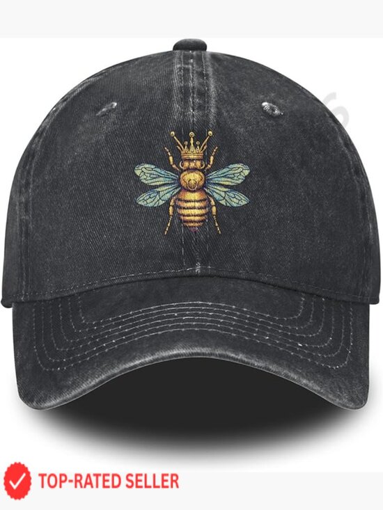 Distressed Denim Trucker Hat Adjustable Vintage Washed Baseball Cap for Women main image 4